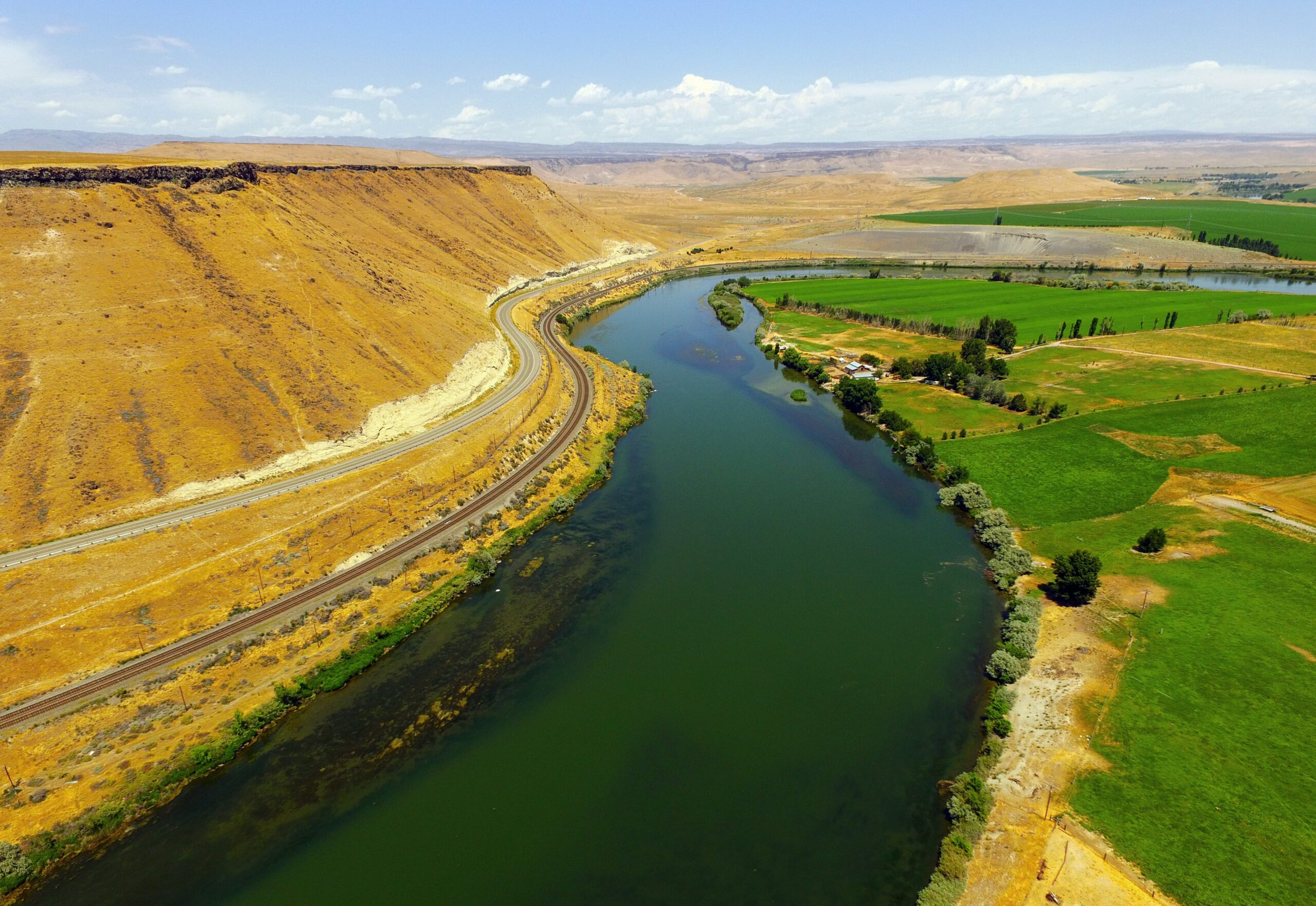 meandering river